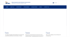 Desktop Screenshot of gifec.gov.gh